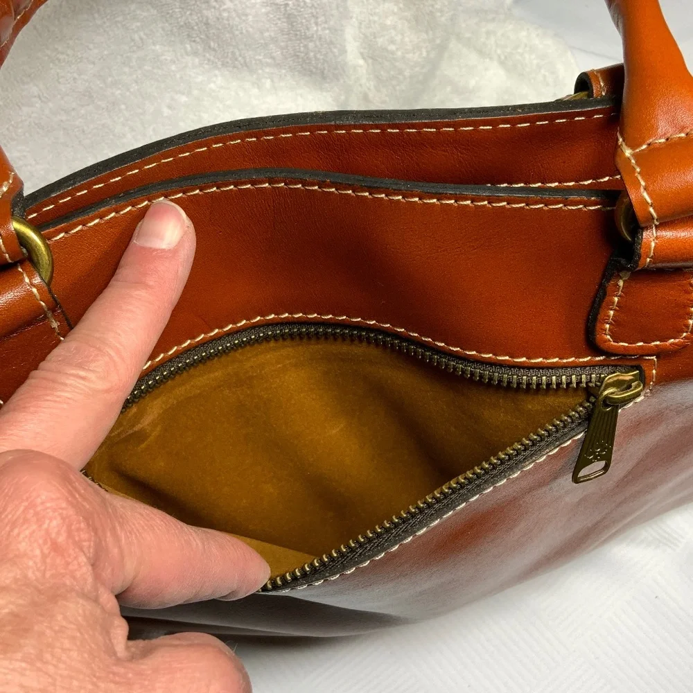 NWT - Patricia Nash Zancona Tan Leather Tote